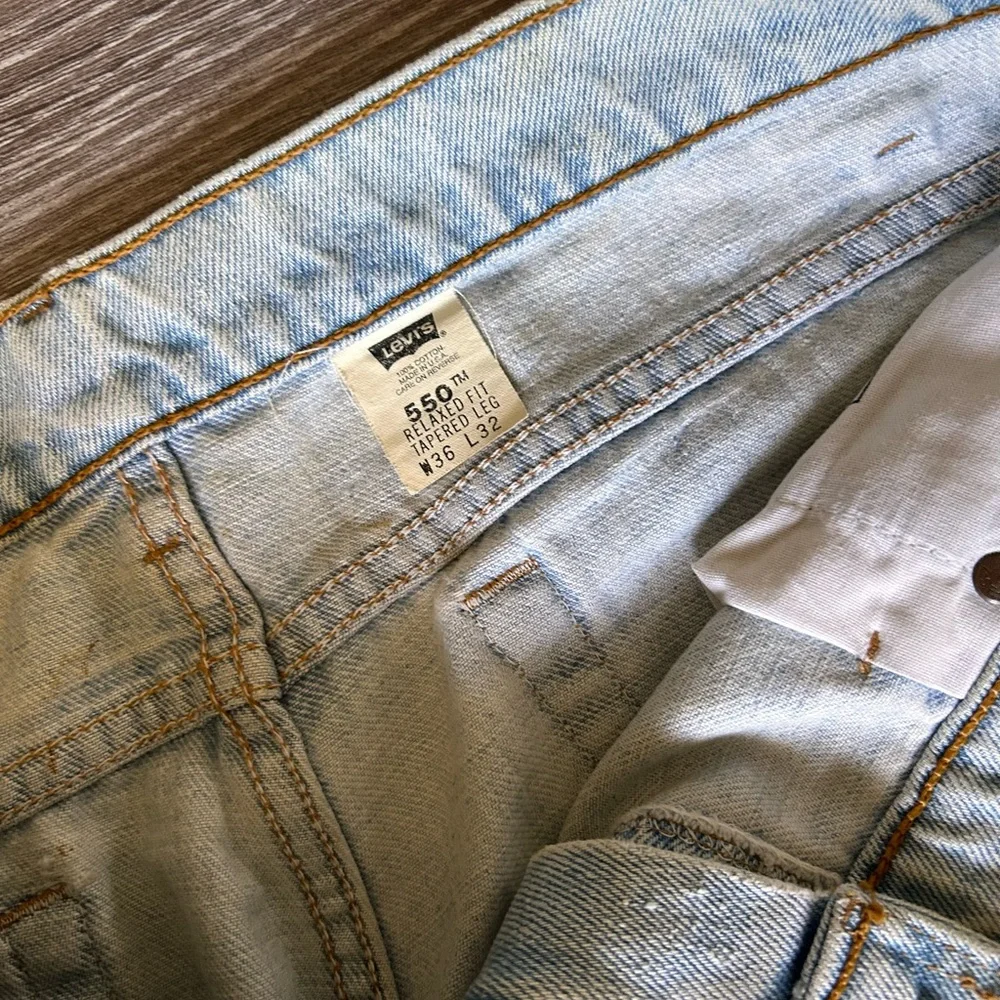 Men's Light Blue Washed Jeans